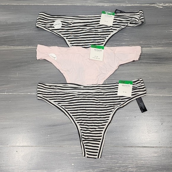 Alfani Other - Alfani Intimates Thong Panties Underwear 3 Pair Size Large